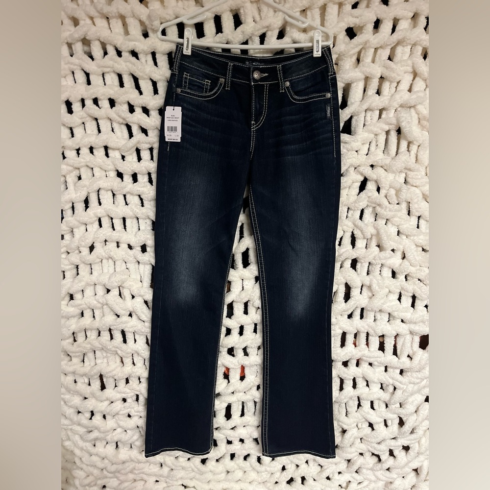 NWT Bootcut Dark Wash Silver Brand Jeans